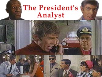 Montage of stills from The President's Analyst