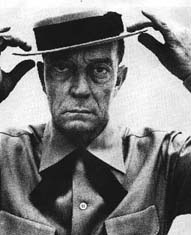 Deadpan Buster in porkpie hat by Richard Avedon